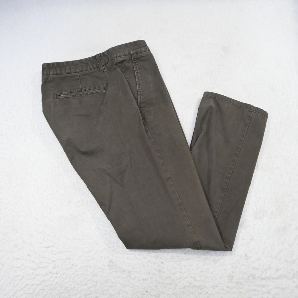 Bonobos Chino Pants Mens 34x30 Slim Straight Brown Cotton Casual